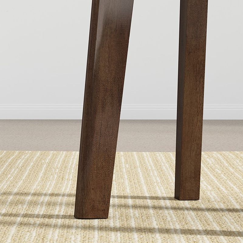 Cube Ottoman Mid-Century Modern Square Pure Color Faux Leather Stain Resistant Ottoman