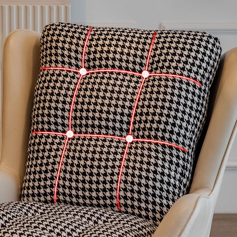 Modern Style Nursery Sofa Rocking Chair Indoor Living Room Rocking Chair with Ottoman