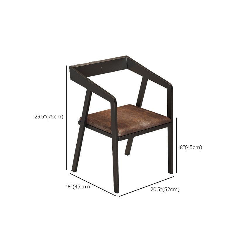 Fixed Industrial Dining Set 1/3/5 Pcs Brown Solid Wood Furniture for Home