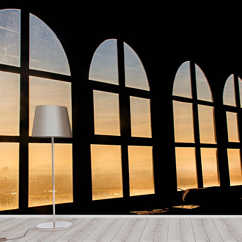 Photography Construction Mural Wallpaper Mildew Resistant Bedroom Decoration