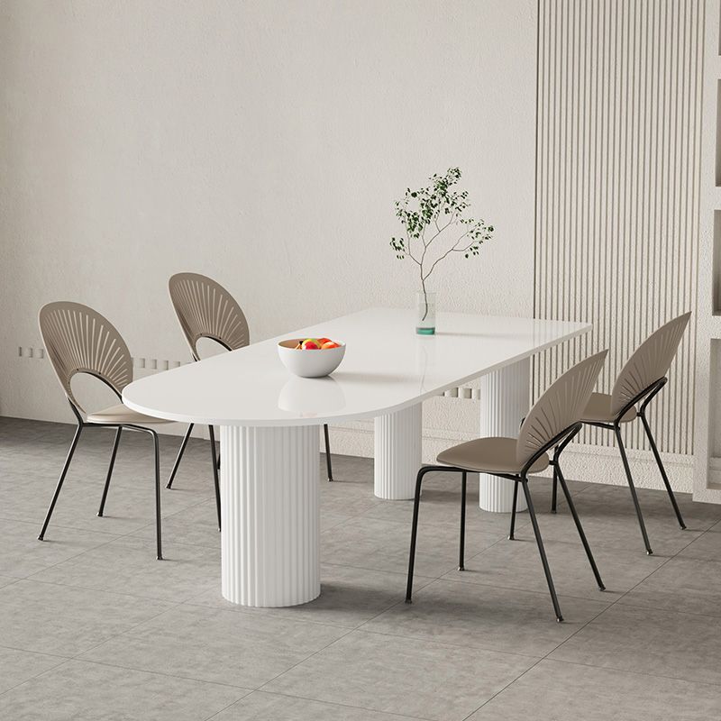 Modern 1/2/4/5 Pieces Dining Set Rectangle Stone Dining Table for Dining Room