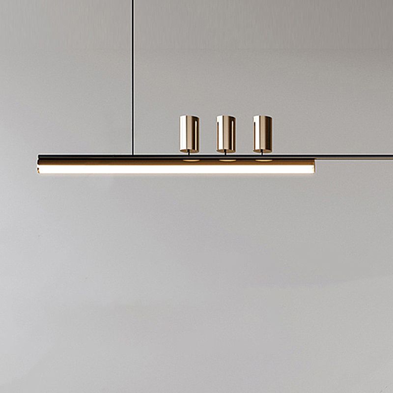 Metal Ceiling Pendant Light Modern LED Island Lighting Ideas for Kitchen