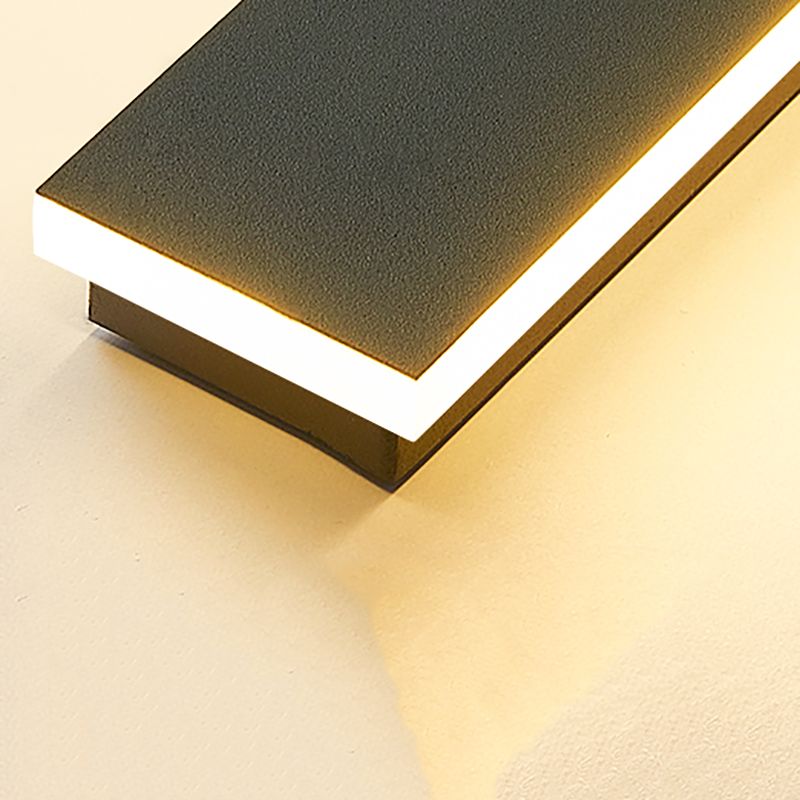 Plafonnier encastré à LED linéaire, luminaires de plafond modernes avec abat-jour en acrylique