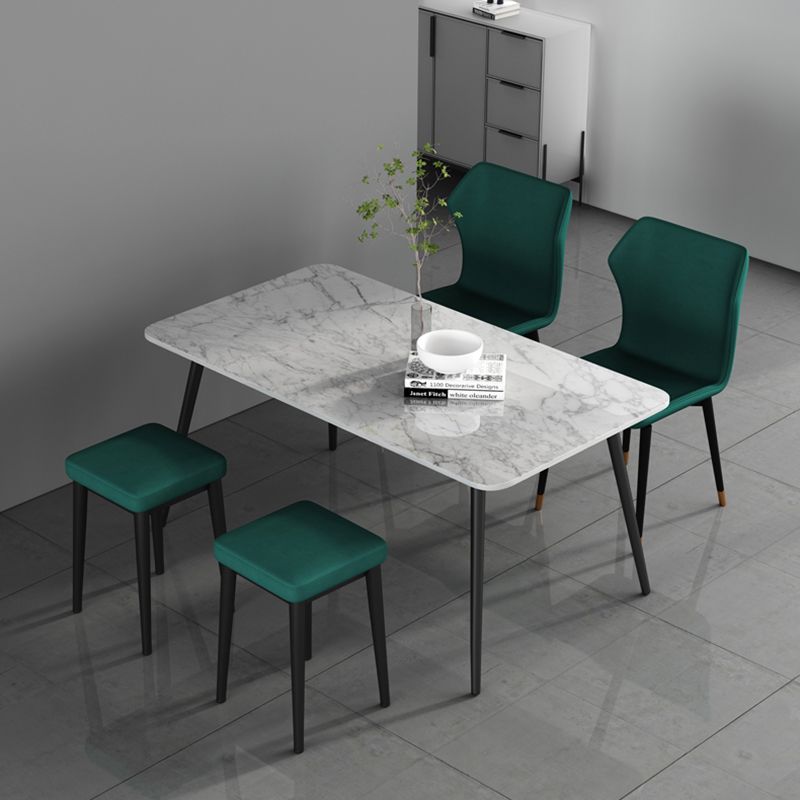 Stylish Faux Ottoman Solid Color Water Resistant Square Footstool Ottoman