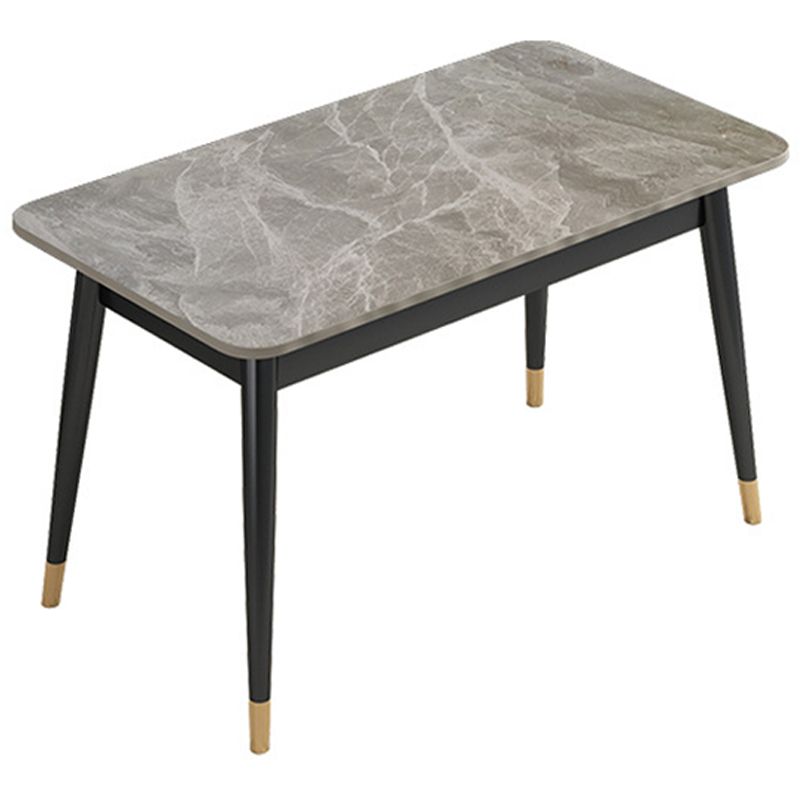 Modern 4 Legs Dining Table Stone Table for Dining Room Kitchen
