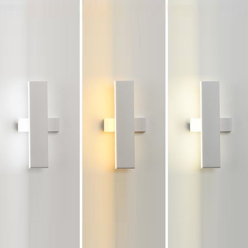 Single White/Black Modern Wall Mounted Sconce LED Wall Light for Bedroom