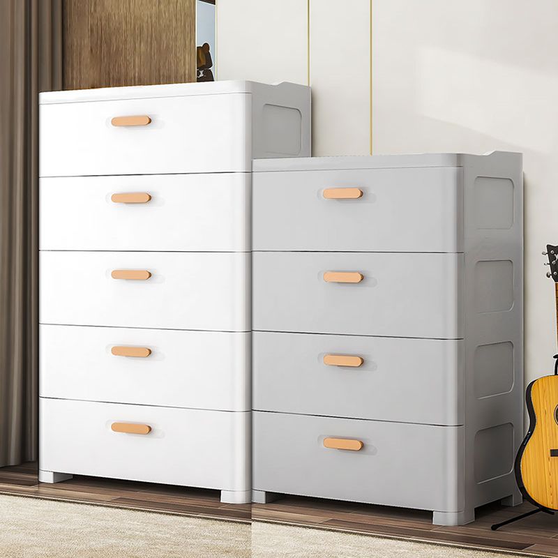 Contemporary Lingerie Chest Plastic Chest with Drawers for Bedroom