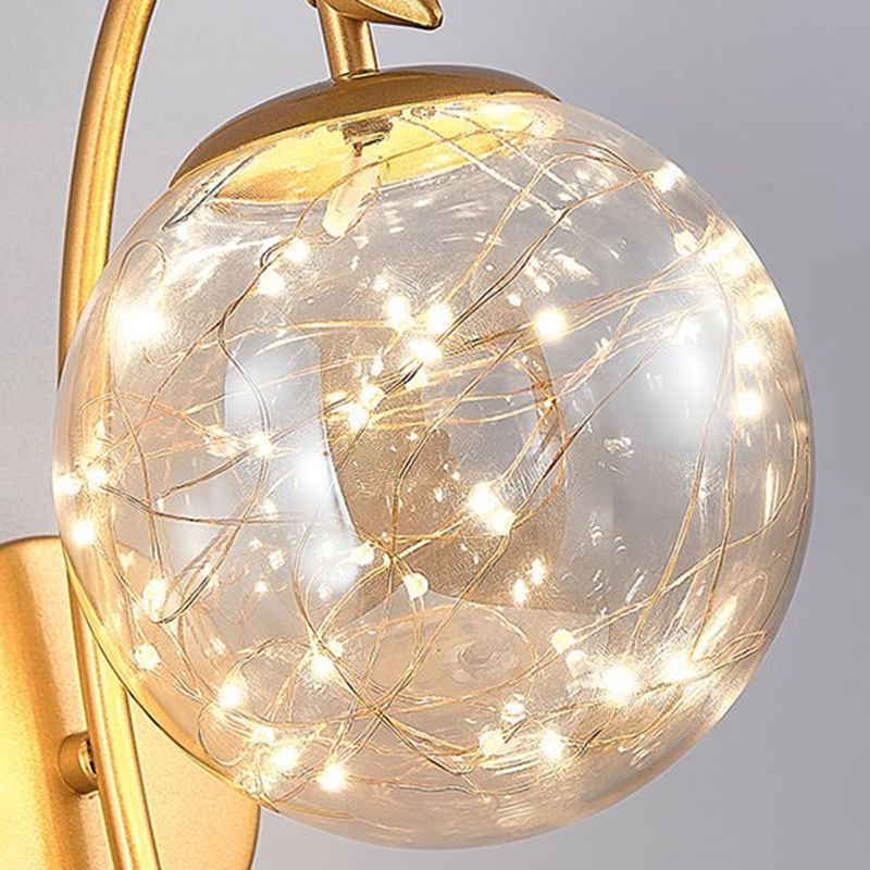 1 leichte Ballwandlichter moderner Stil von Glaswandbeleuchtung Ideen