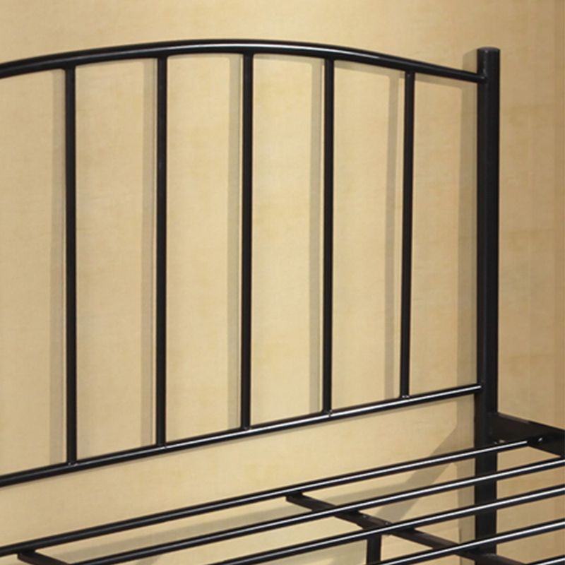 Arched Open-Frame Metal Bed 41" H Bed With Headboard and Footboard