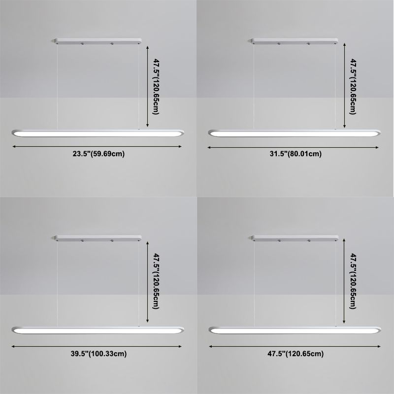 Moderne stijl eenvoudige hangende lamp led hanger lamp voor eetkamer