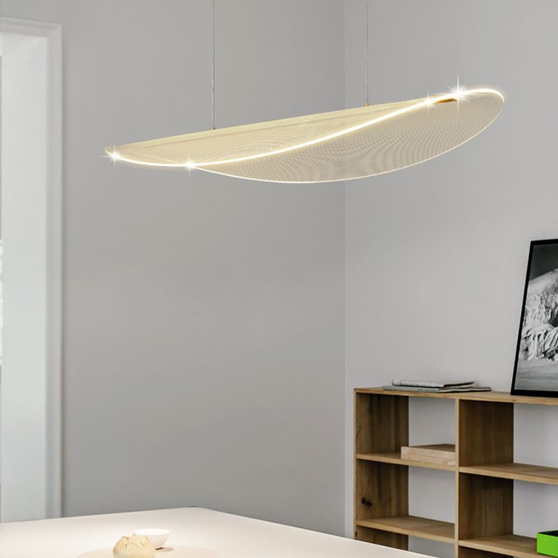 Modernism Single Black Kitchen Island Lighting Acrylic Island Pendant Lighting