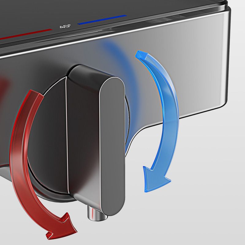 Modern Shower Set Slide Bar Handheld Shower Head Wall Mounted Shower System