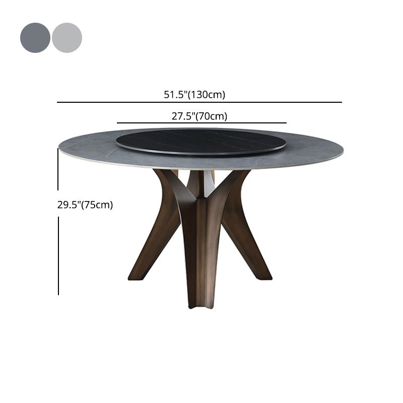 1/2/4/5/7 Pcs Metal Modern Dining Set with Round Table Dinette Set