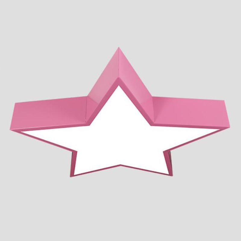 Metallic Star Flush Light Minimalistische LED-plafondlamp met acrylkap voor kinderkamer