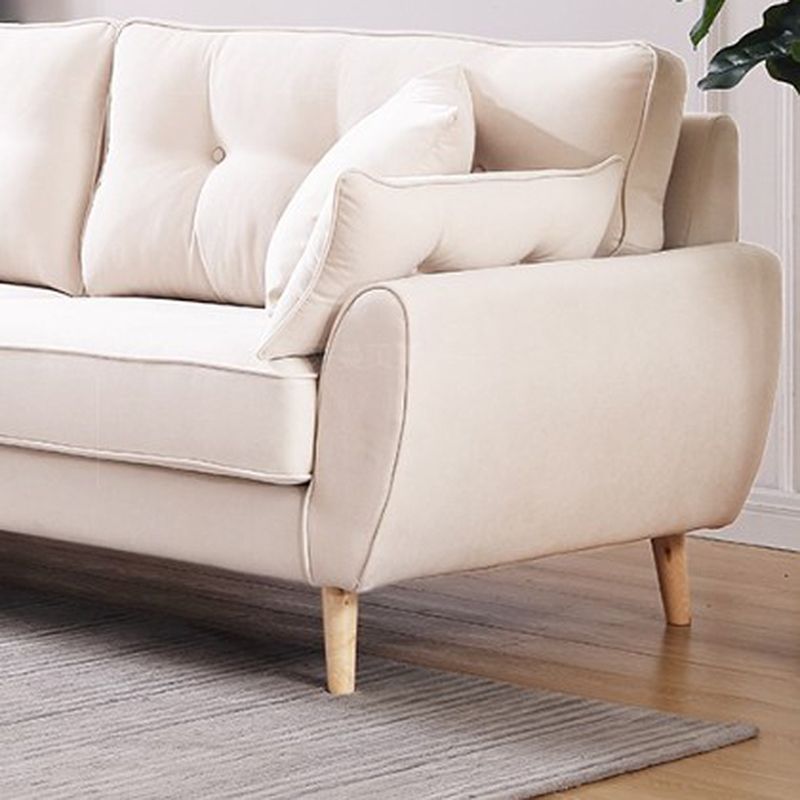 Contemporary Standard Flared Arm Sofa Convertible Sofa, 63.38" W x 35.82" D x 34.64" H