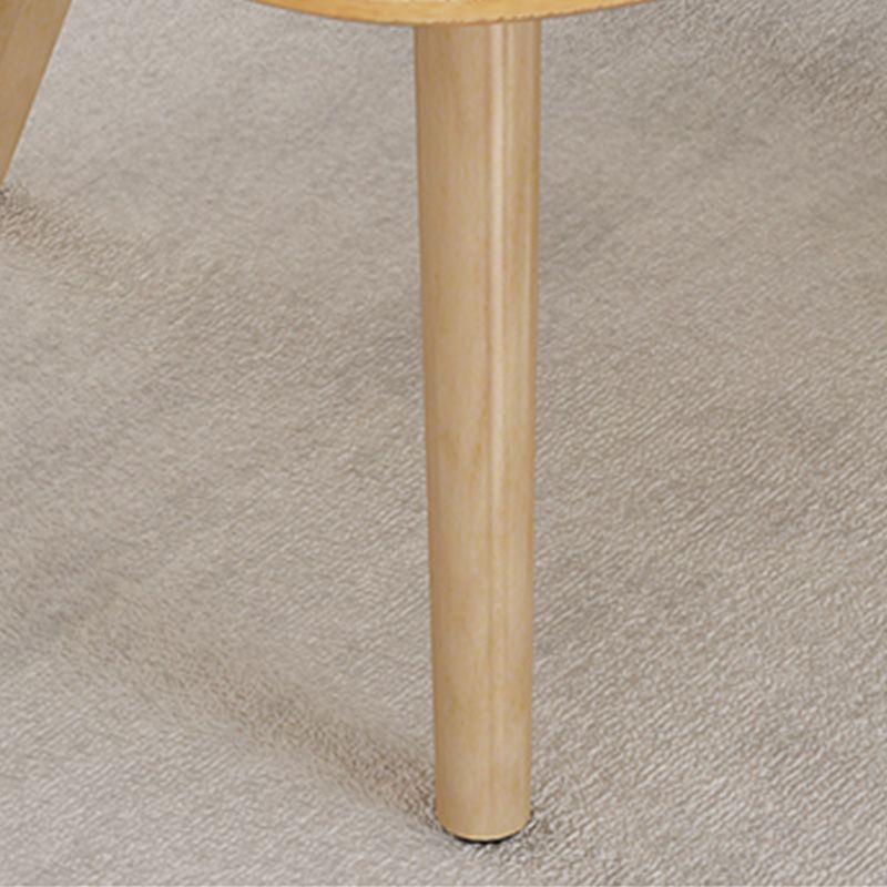Solid Wood 3 Legs Coffee Table Set Modern Geometric Cocktail Table