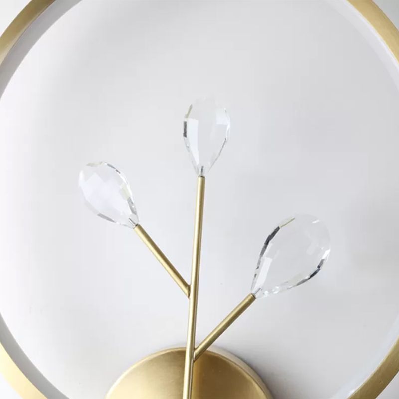 Runde Schatten Metall Wandleuchte modern