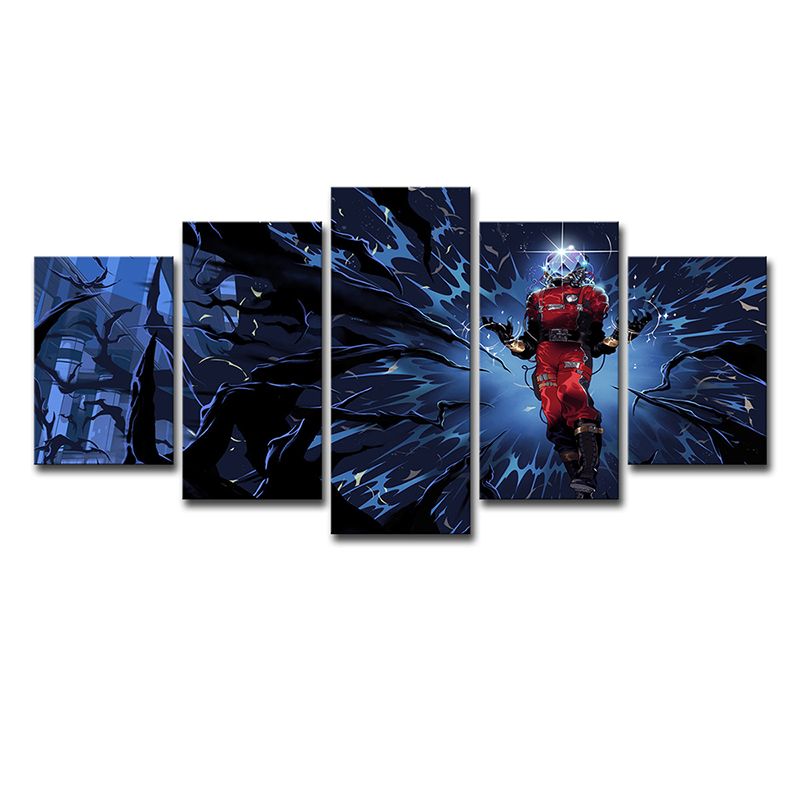 Blue Prey Game Character Art Print Fantasy Kids Multi-Piece Wall Decor for Teen Room