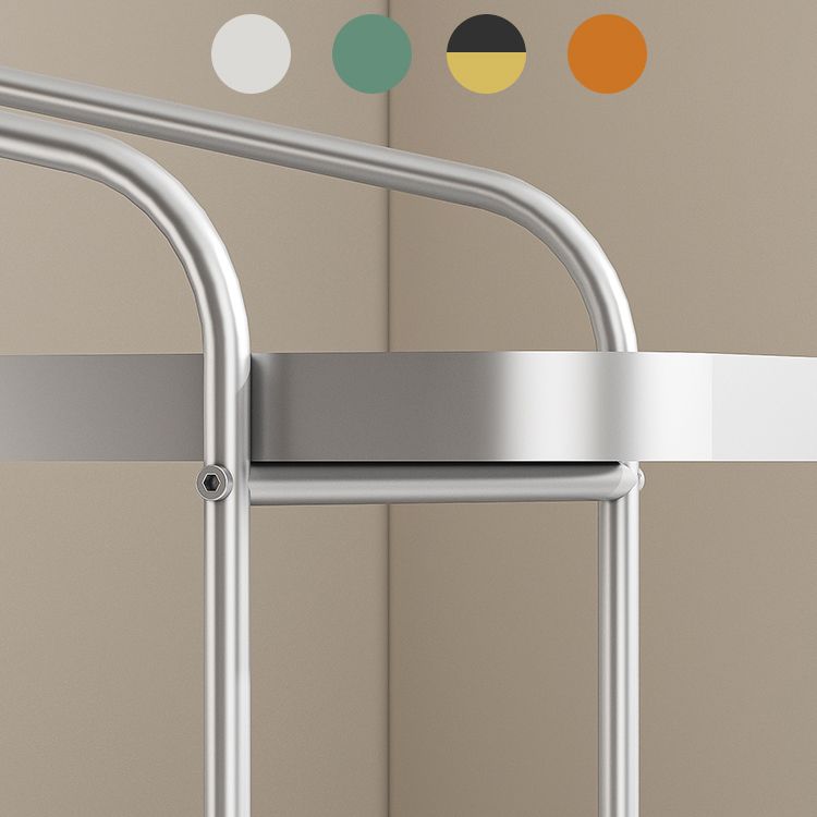 25.2"H Industrial Bookshelf Metal Shelf Bookcase for Home Office