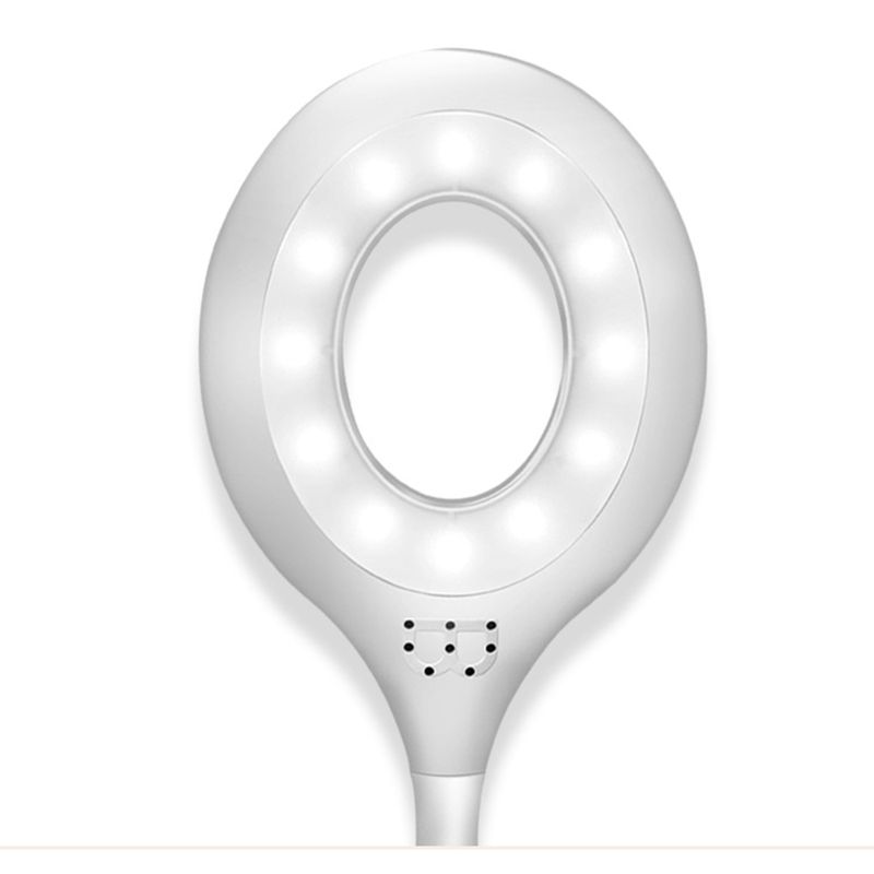 Lampada da tavolo moderna a 1 luci con circolo USB Luce da tavolo per il dormitorio