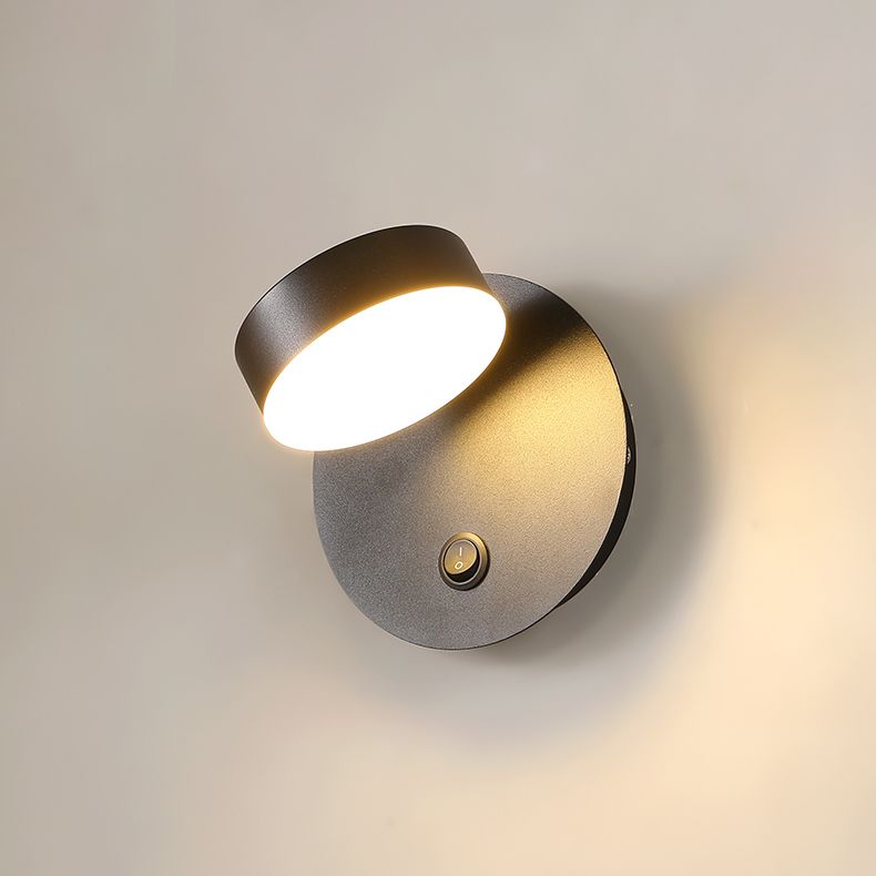 Moderner Stil Verstellbarer LED -Wandleuchten Beleuchtung Metall 1 Leuchttaute leichte Lampen