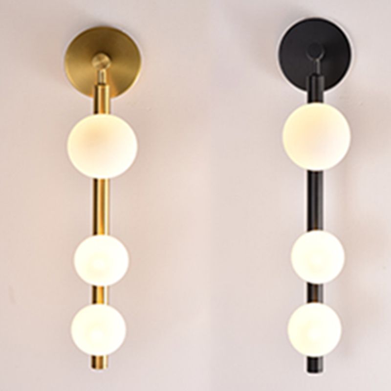 Bubbles Glass Sconce Light Fixture Minimalist-Style Wall Light Fixture for Bedroom