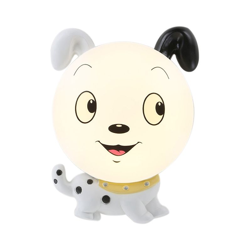 Cartoon Dog Massimale Light Fixture Acrilico Flush Monte Massimale Luce per Kindergarten