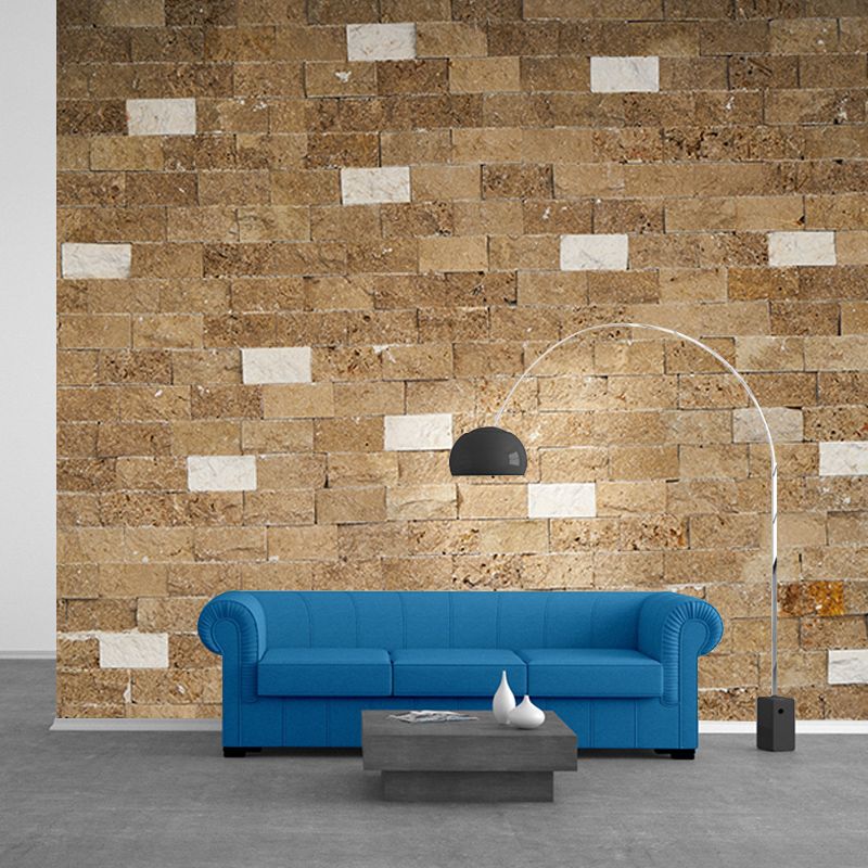 Brick Wall Water-Resistant Wall Covering for Barber Shop, Made to Measure