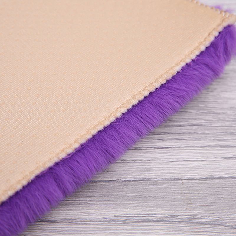 Casual Solid Color Carpet Polyster Contemporary Rug Washable Indoor Area Rug for Home Decoration