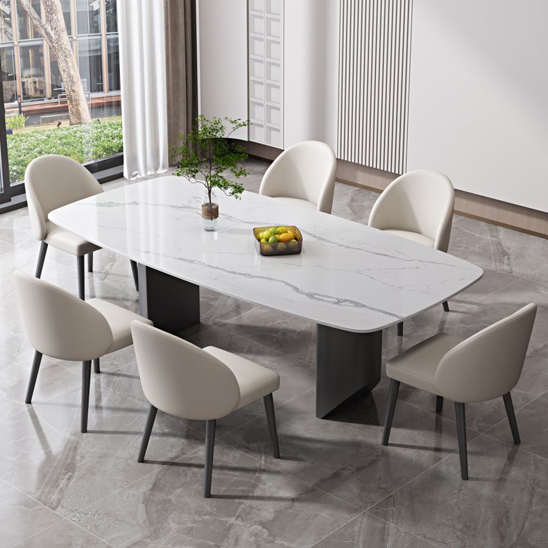 Modern Metal Chair Parsons Kitchen Dining Side Chair for Dinning Room