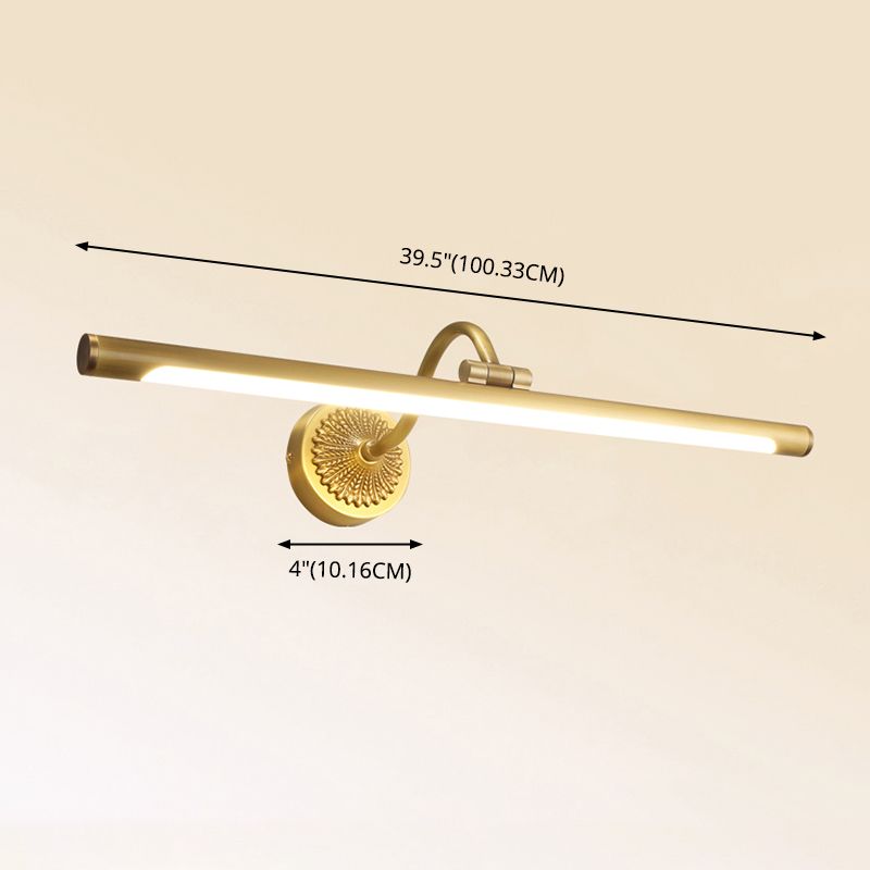 Luce Extravagant Linear Vanity Fishestures Acrilic Vanity Sconce