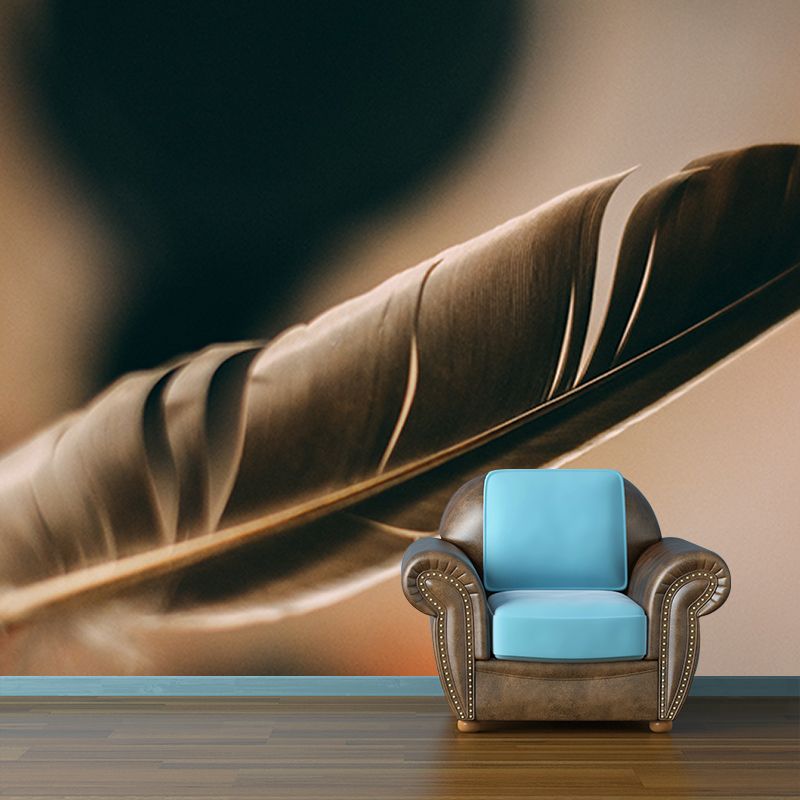 Photography Environmental Feather Wallpaper Sitting Room Wall Mural