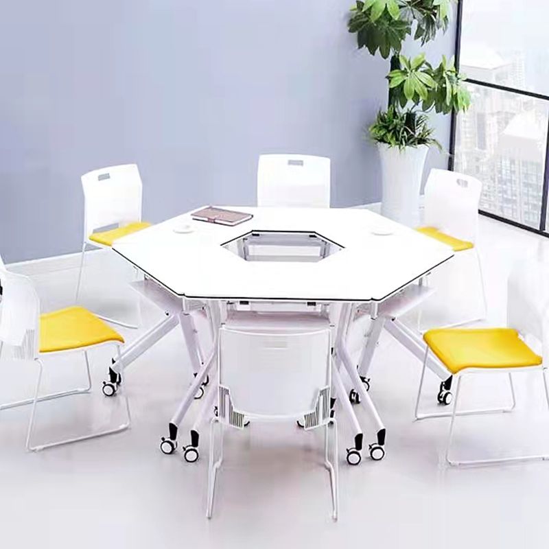Modern Conference Chair with Metal Frame Mid Back Office Chair