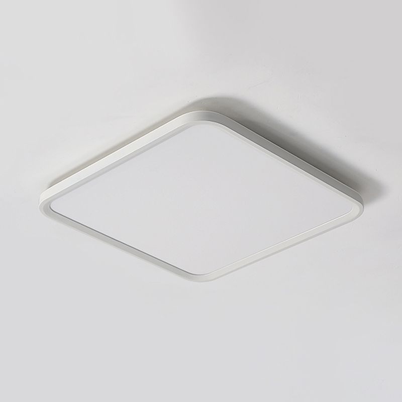Lámparas de techo de montaje empotrado de aluminio Simplicity con iluminación empotrada cuadrada