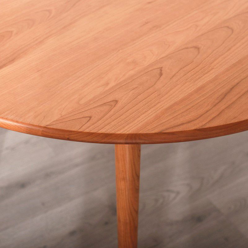 Round Furniture Contemporary Style Solid Wood Dining Room Collection with 4 Legs