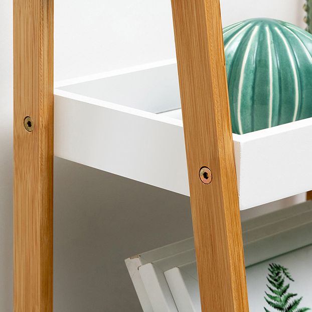 Wooden Open Bookshelf Modern Rectangle Bookcase with Shelves