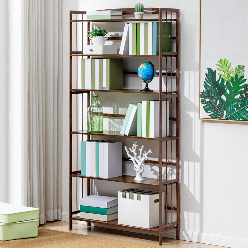 Rectangle Wooden Bookshelf Modern Style Home Office Bookcase