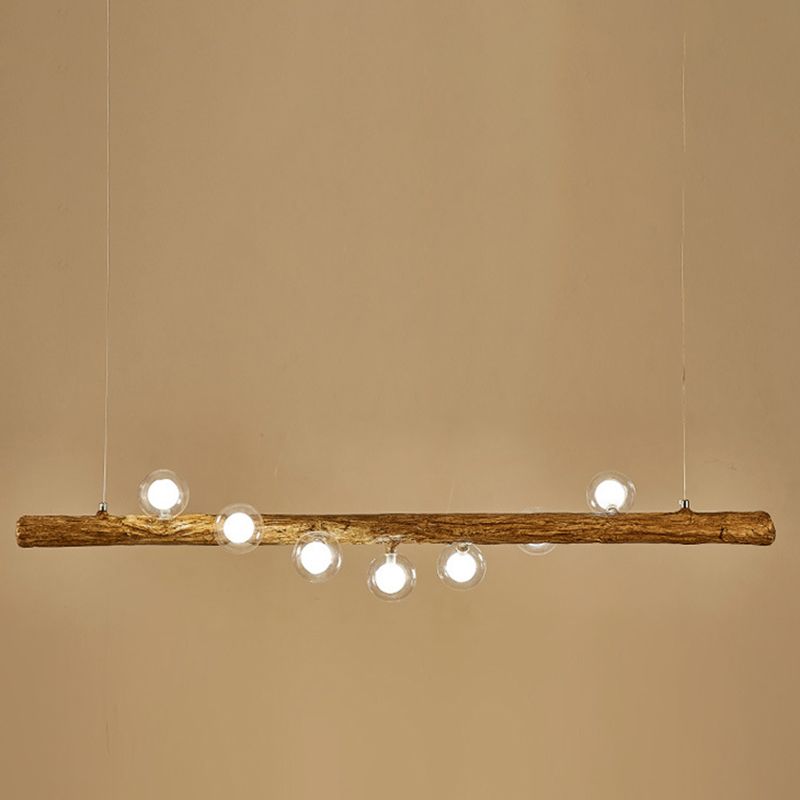 Glass Island Lighting Fixture Modern Style Pendant Lighting Fixture