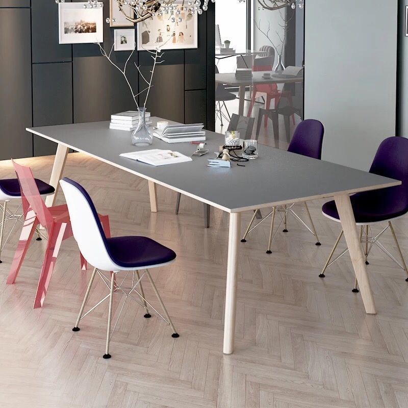 Rectangle 4 Legs Furniture Solid Wood Simplicity Table for Dining Room