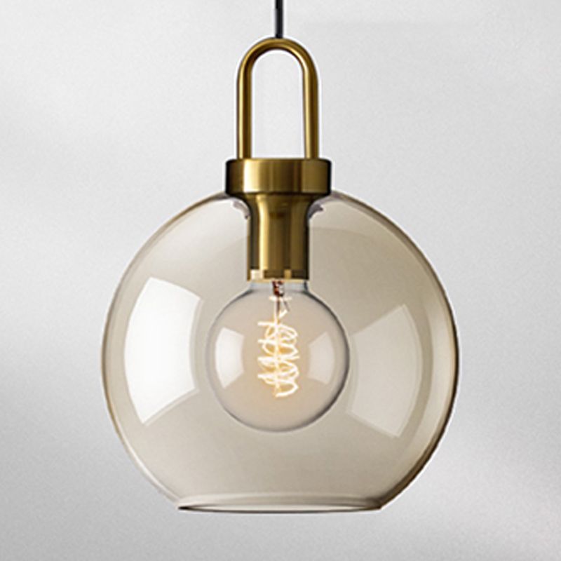 Simplicity Pendant Lighting Fixture Clear Glass Ceiling Pendant Light