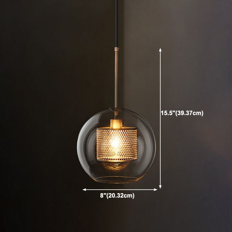 Verre pendante suspendue