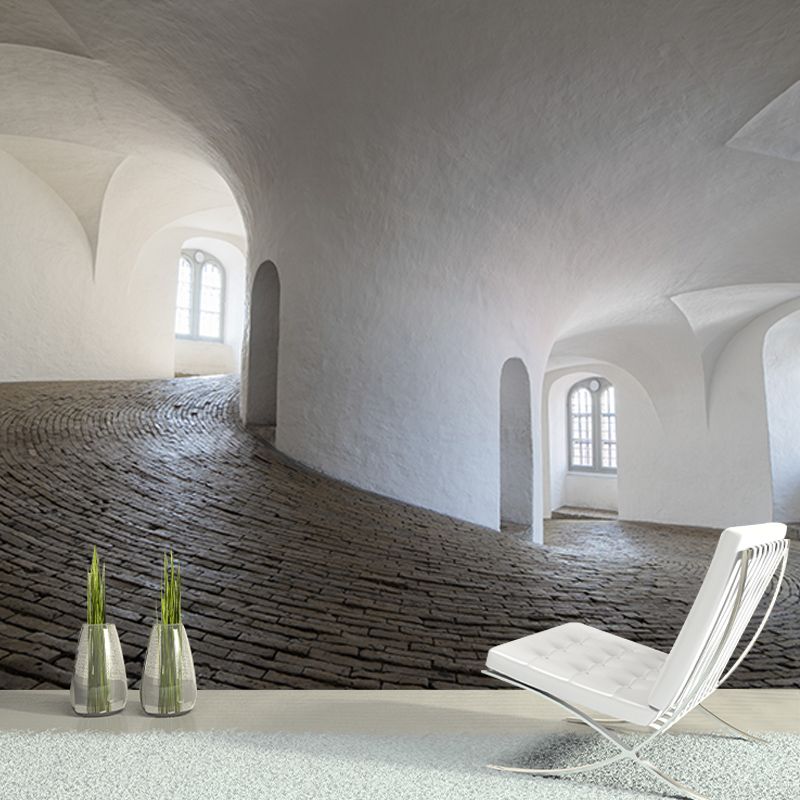 Space Extension Mural Stain Resistant for Dining Room Wall Decor, Made to Measure