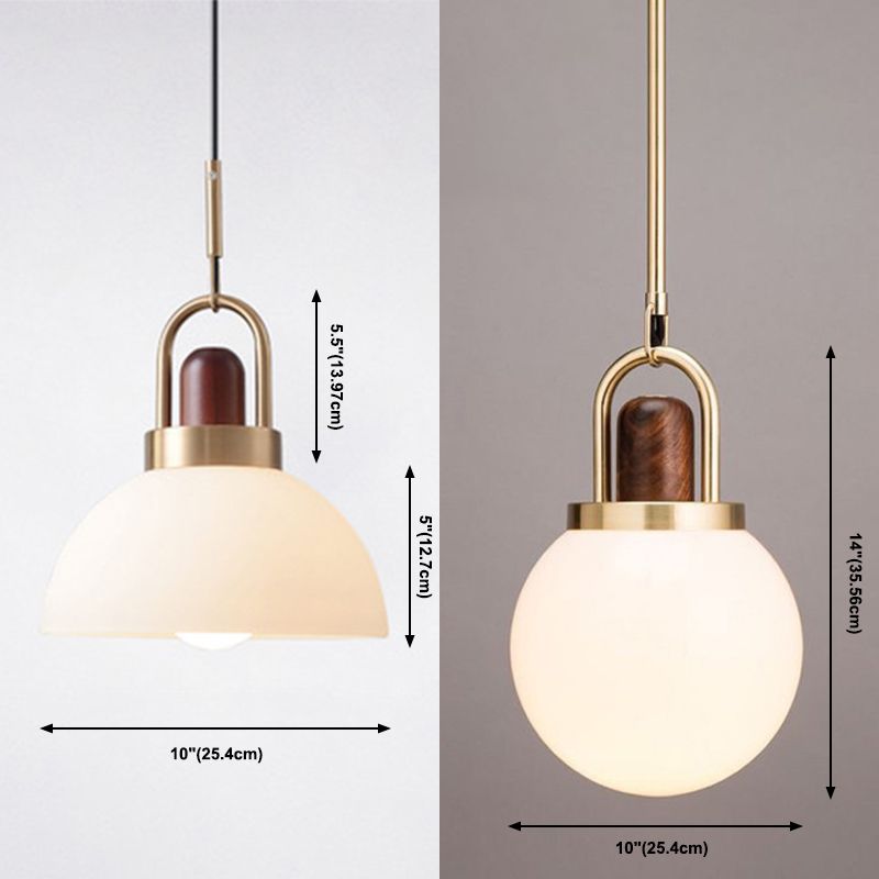 OMAGGIO DI GLIGHT LIGHT INCONTRO NADICO da 12 "1 tonalità in vetro 1 a sospensione leggera per camera da letto