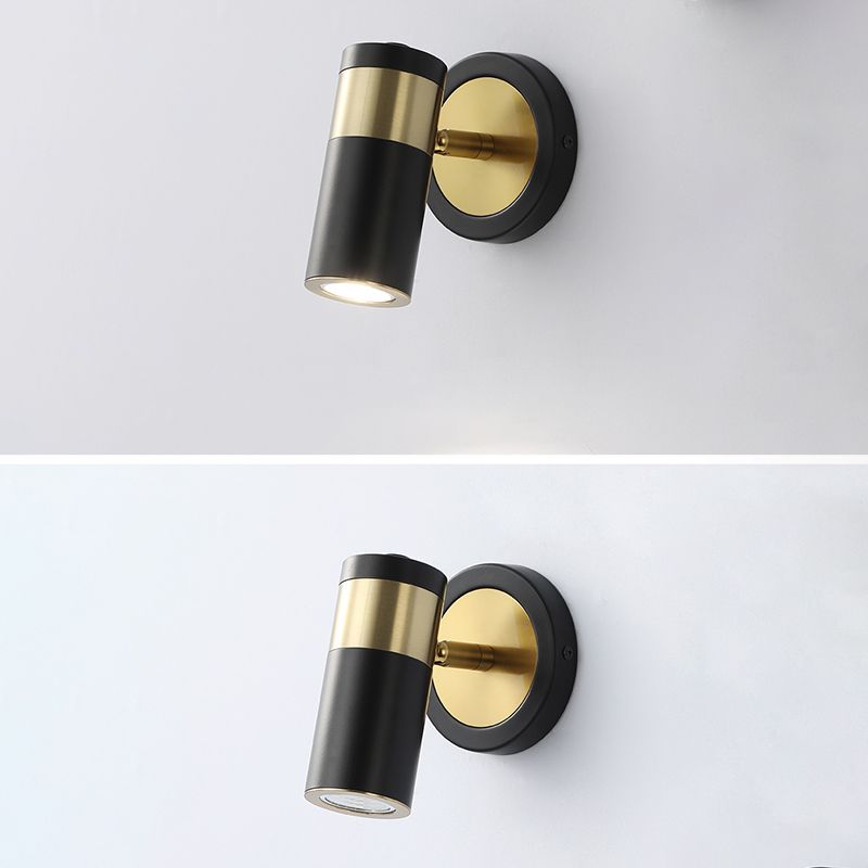 Cylinderical Sconce Light Fixture Modern Luxuru Style 1 Light Sconces