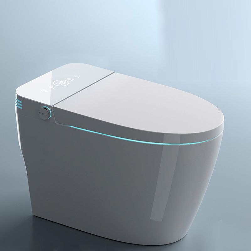 One Piece Toilet Modern Flush Toilet Porcelain Floor Mounted Siphon Jet Toilet