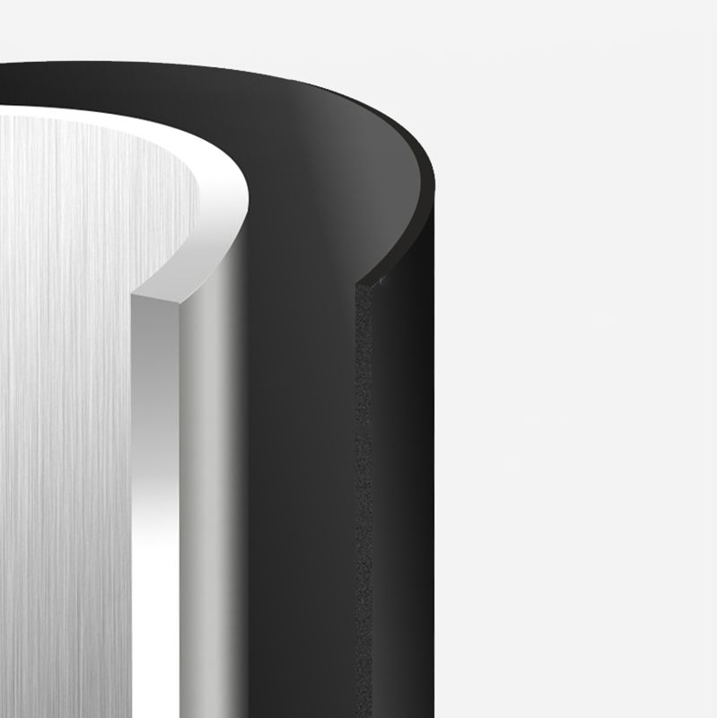 25.6" Wide Metal & Glass Side Table Elliptical Sofa Side Accent Table with Casters