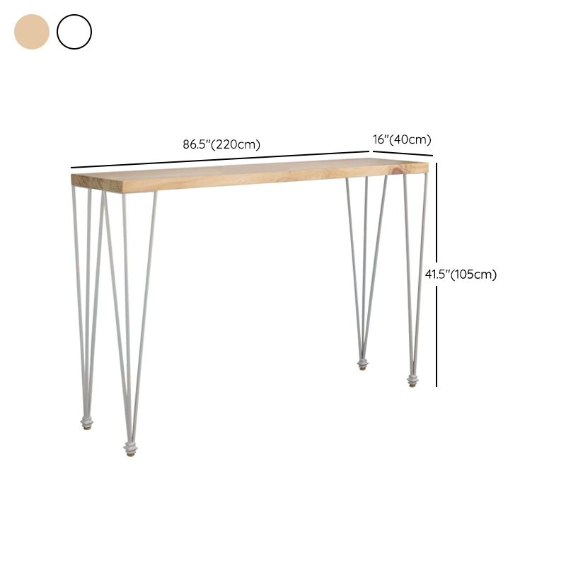 Modern Style Bar Dining Table Rectangle Bar Table for Kitchen