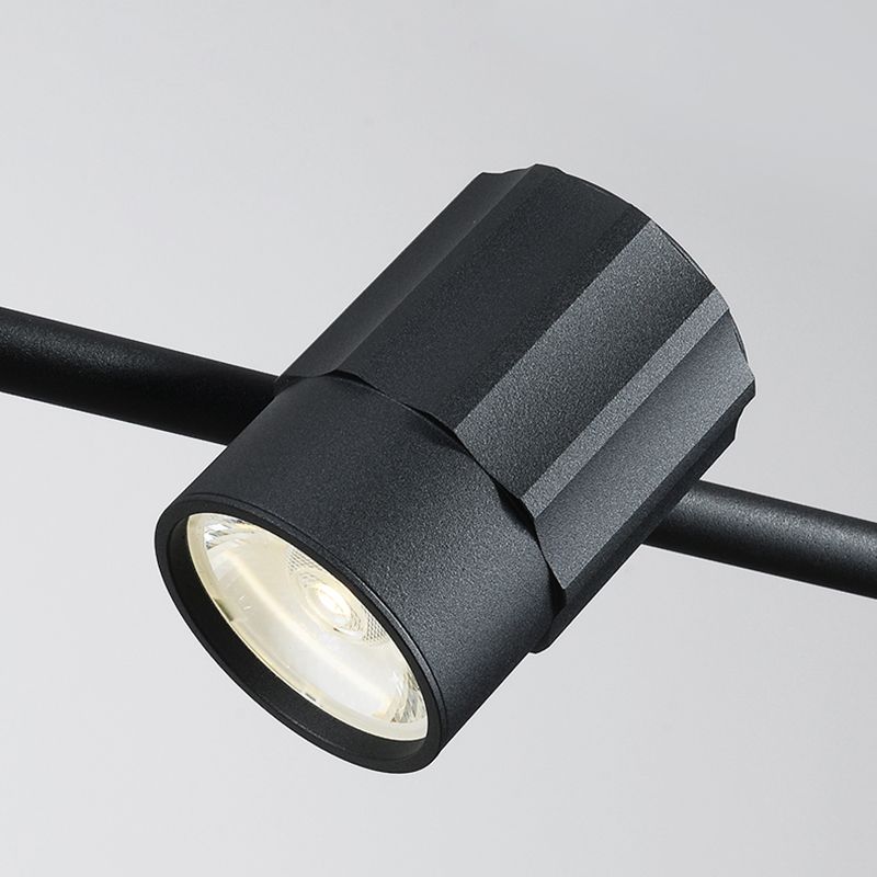 4 leichte Kücheninsel Anhänger Linear Kronleuchter zeitgenössischer Inselbeleuchtung