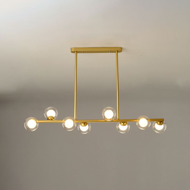 Modern Style Dining Pendant Lamp Fixture Kitchen Dining Room Glass Shade Hanging Light