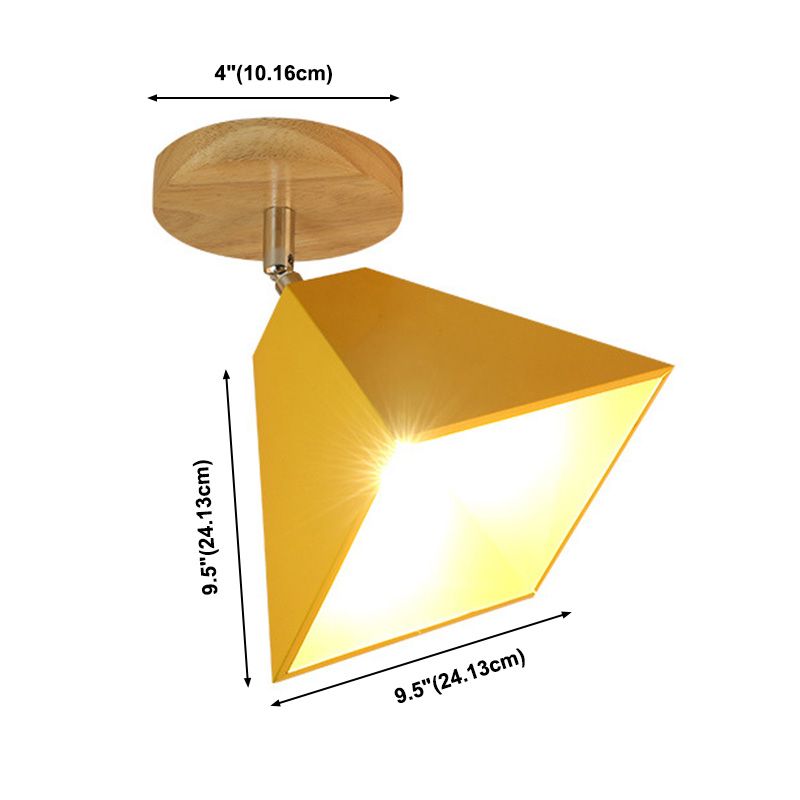 Geometric Flush Mount Massimale Light con Iron Art per Corridor Balcone